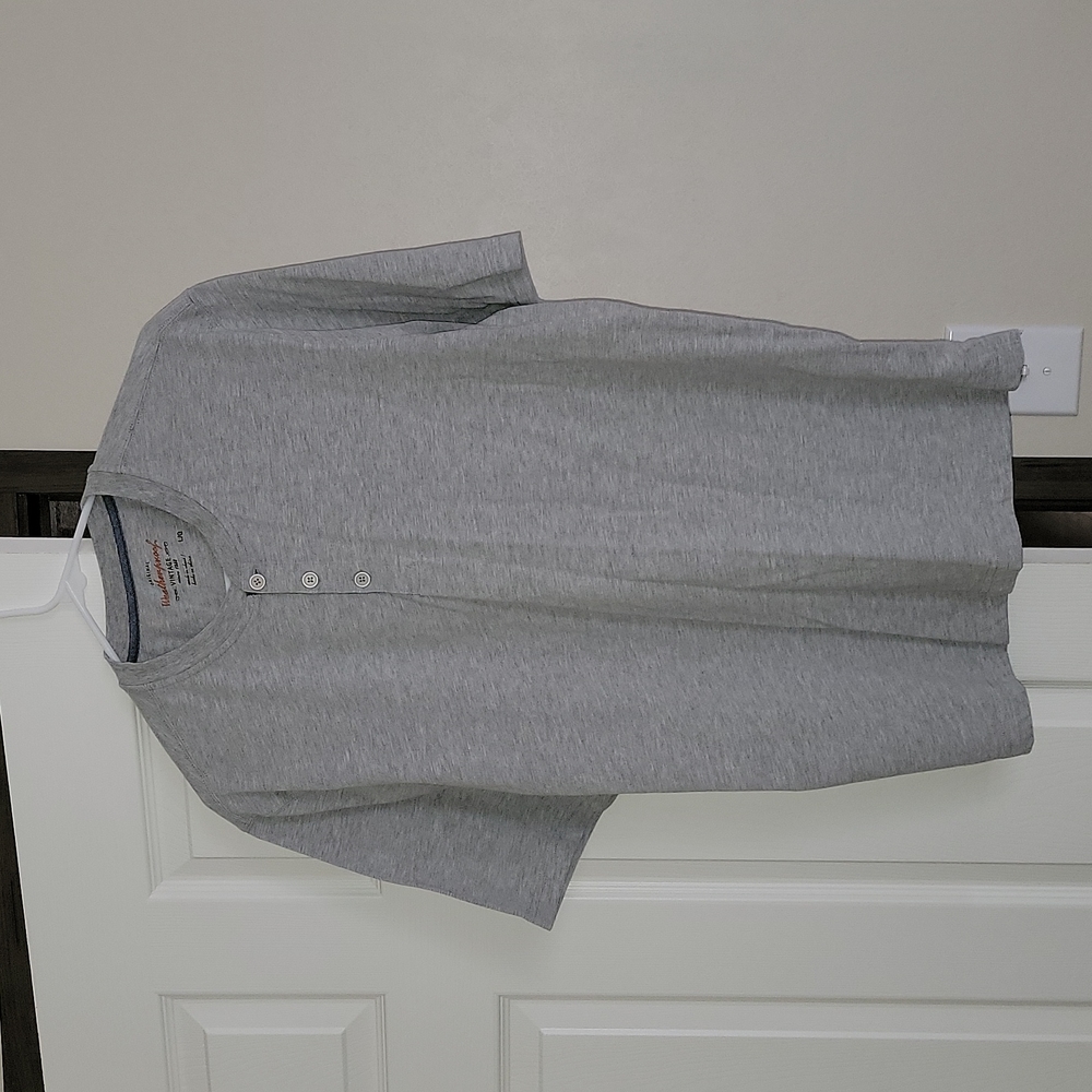 3 Button Short Sleeve Henley Shirt